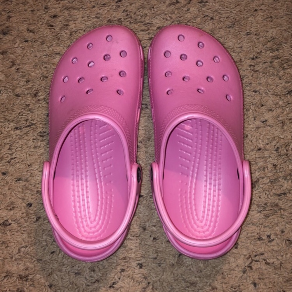 Pink Crocs